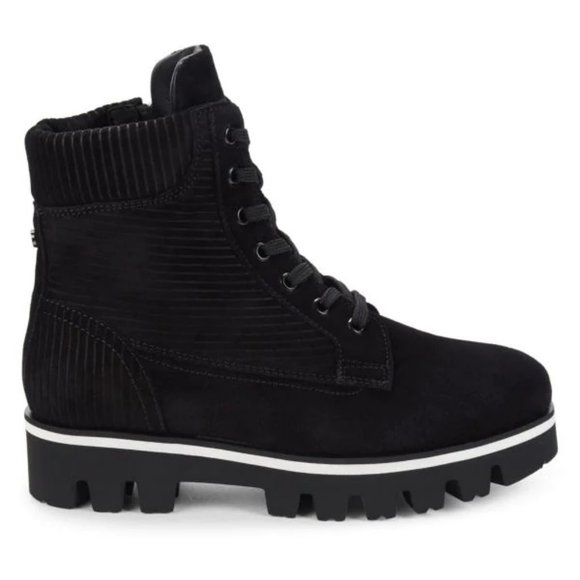 Aquatalia Corduroy Suede Ankle Boots - Picture 1 of 6